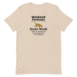 Scent Work Weekend Forecast T-Shirts - Light