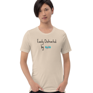 Easily Distracted by Dog Obedience T-Shirts - Light