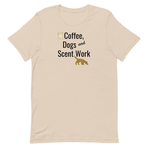 Coffee, Dogs & Scent Work T-Shirts - Light