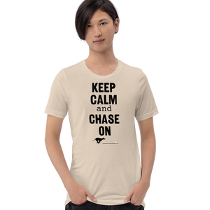 Keep Calm & Chase On Lure Coursing T-Shirts - Light