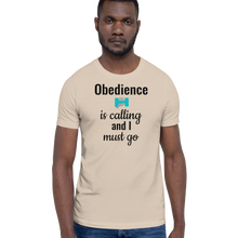 Load image into Gallery viewer, Obedience is Calling T-Shirts - Light
