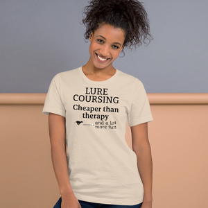 Lure Coursing Cheaper Than Therapy T-Shirts - Light