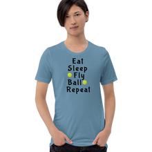 Load image into Gallery viewer, Eat Sleep Flyball Repeat T-Shirts - Light
