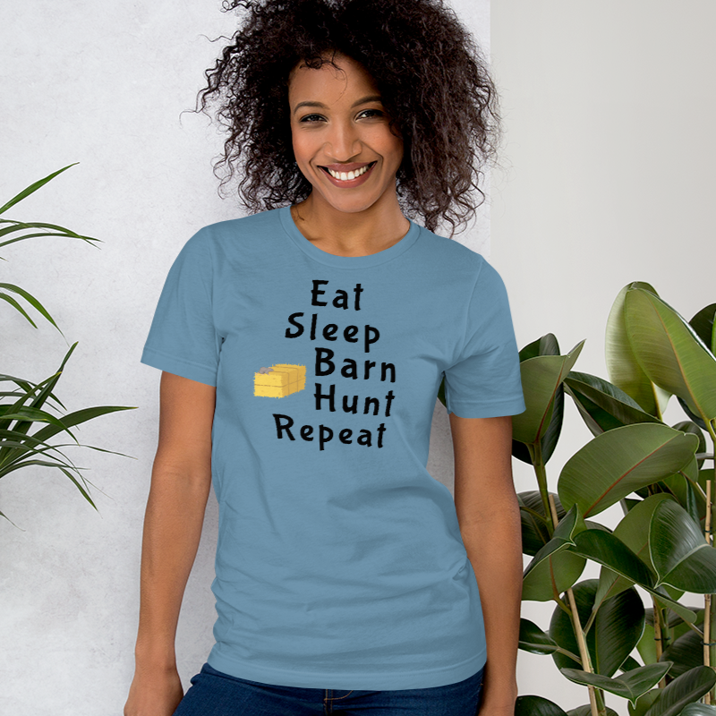 Eat Sleep Barn Hunt Repeat T-Shirts - Light
