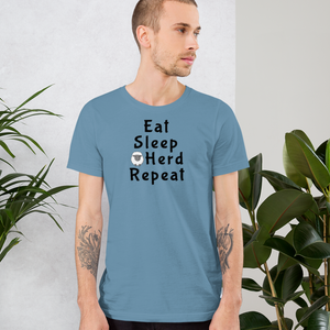 Eat Sleep Sheep Herd Repeat T-Shirt - Light