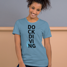 Load image into Gallery viewer, Stacked Dock Diving T-Shirts - Light
