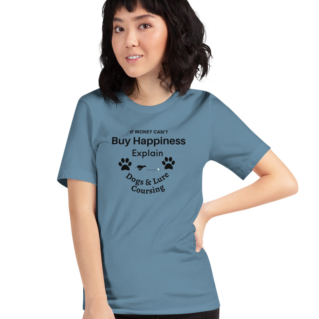 Buy Happiness w/ Dogs & Lure Coursing T-Shirts - Light