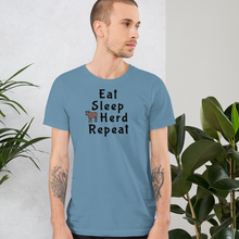 Load image into Gallery viewer, Eat, Sleep, Cattle Herd, Repeat T-Shirts - Light
