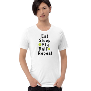 Eat Sleep Flyball Repeat T-Shirts - Light