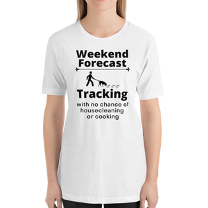 Tracking Weekend Forecast T-Shirts - Light