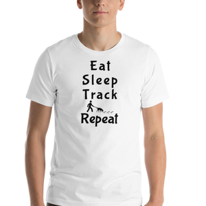 Eat Sleep Track Repeat T-Shirts - Light