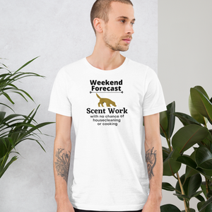 Scent Work Weekend Forecast T-Shirts - Light