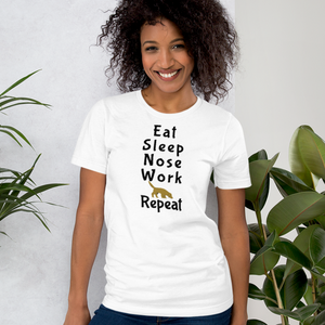 Eat Sleep Nose Work Repeat T-Shirts - Light