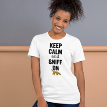 Load image into Gallery viewer, Keep Calm &amp; Sniff On Nose &amp; Scent Work T-Shirts - Light
