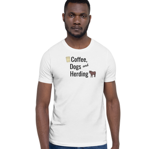 Coffee, Dogs, & Cattle Herding T-Shirts - Light