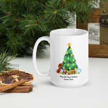 Load image into Gallery viewer, Tennis Rackets &amp; Balls Christmas Tree Mug
