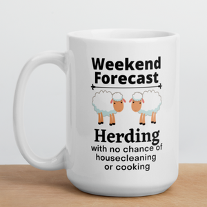 Sheep Herding Weekend Forecast Mug