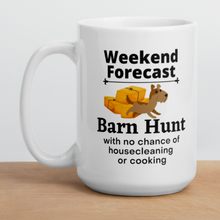 Load image into Gallery viewer, Barn Hunt Weekend Forecast Mug

