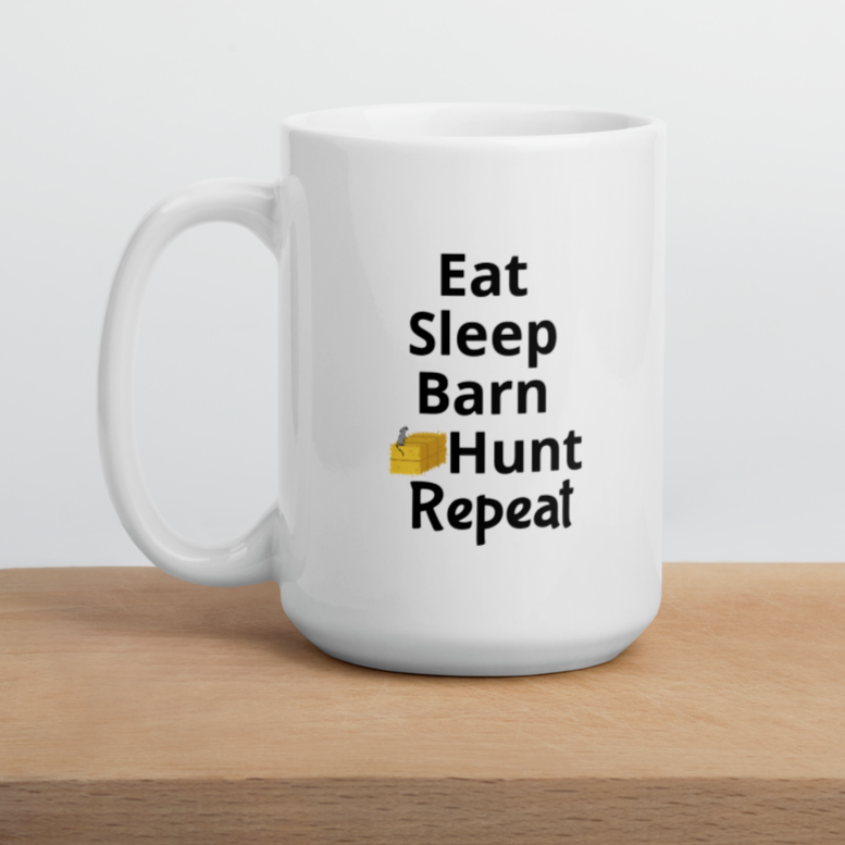 Eat Sleep Barn Hunt Repeat Mug