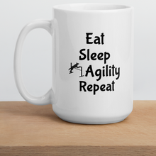 Load image into Gallery viewer, Eat Sleep Agility Repeat Mug
