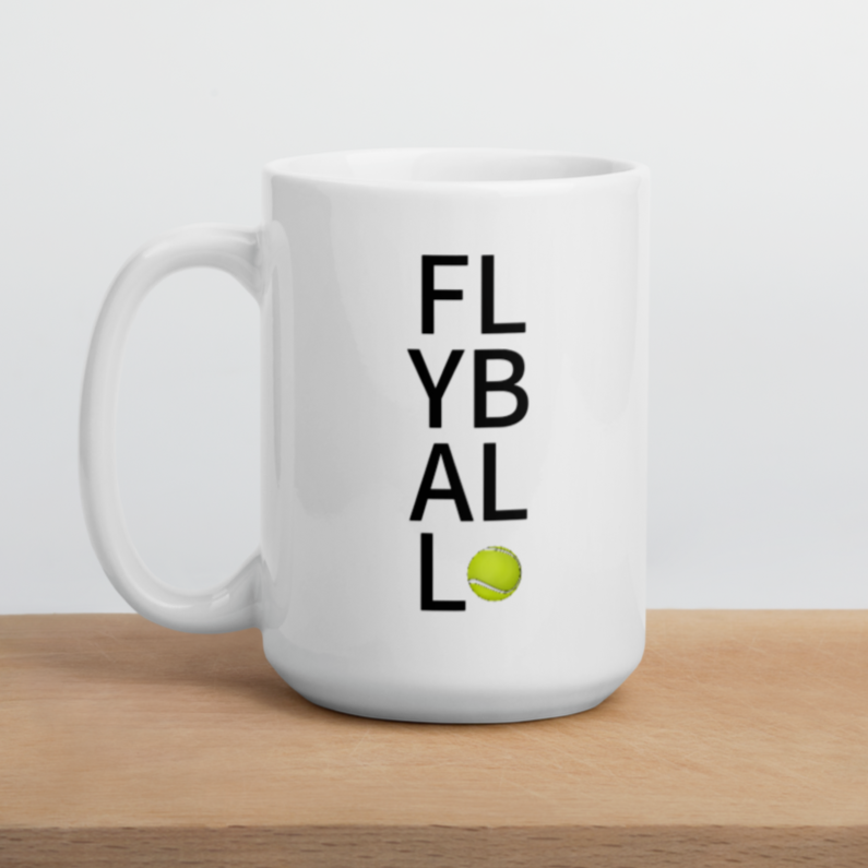 Stacked Flyball Mug