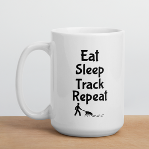 Eat Sleep Track Repeat Mug