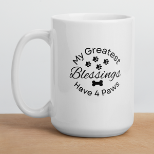 4 Paws Blessings Mug