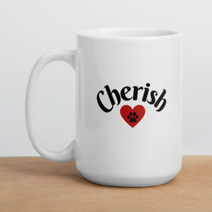 Cherish w/ Heart Mug