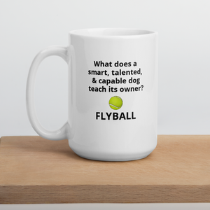 Dog Teaches Flyball Mug