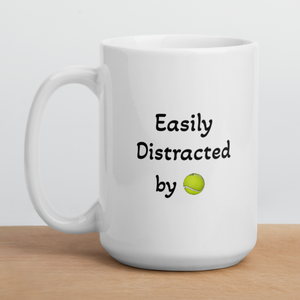 Easily Distracted by Flyball/ Tennis Ball Mug