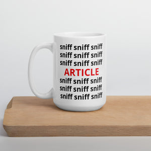 Sniff Sniff Article Tracking Mug