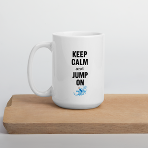 Keep Calm & Jump On Dock Diving Mug