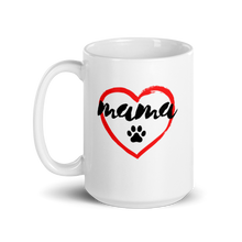 Load image into Gallery viewer, Mama with Paw in Heart Mug
