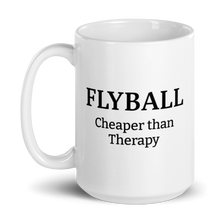 Load image into Gallery viewer, Flyball Cheaper than Therapy Mug
