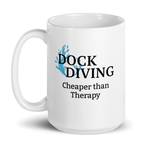 Dock Diving Cheaper than Therapy Mug
