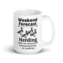 Load image into Gallery viewer, Ducks Herding Weekend Forecast Mug
