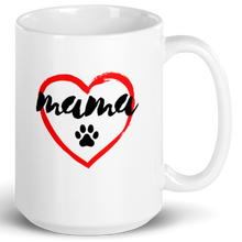 Load image into Gallery viewer, Mama with Paw in Heart Mug
