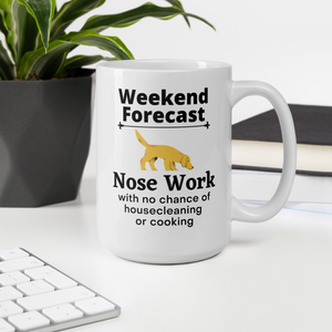 Nose Work Weekend Forecast Mug