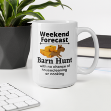 Load image into Gallery viewer, Barn Hunt Weekend Forecast Mug
