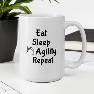 Eat Sleep Agility Repeat Mug