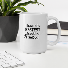 Load image into Gallery viewer, Bestest Tracking Dog Mug
