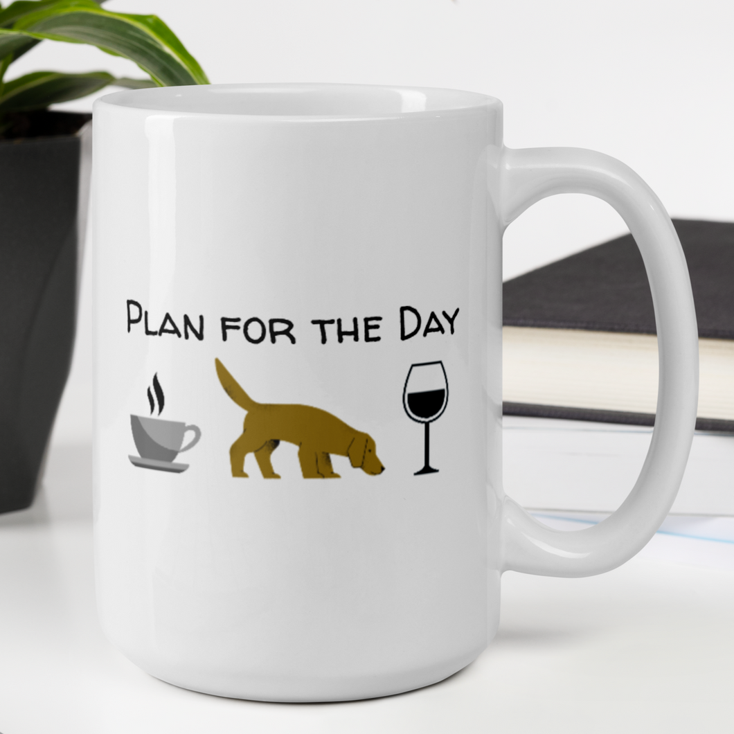 Plan for the Day - Nose Work & Scent Work Mug