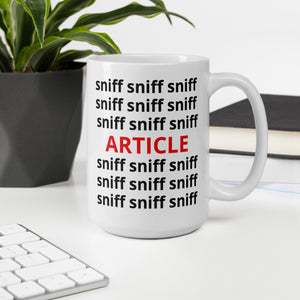 Sniff Sniff Article Tracking Mug