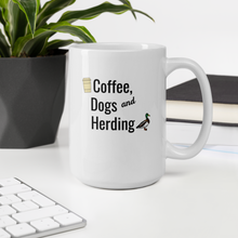 Load image into Gallery viewer, Coffee, Dogs &amp; Duck Herding Mug
