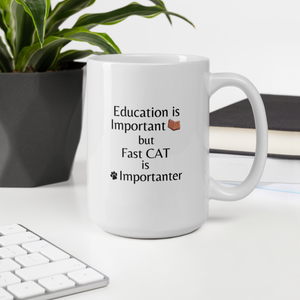 Fast CAT is Importanter Mug