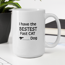 Load image into Gallery viewer, Bestest Fast CAT Dog Mug
