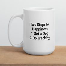 Load image into Gallery viewer, 2 Steps to Happiness - Tracking Mugs
