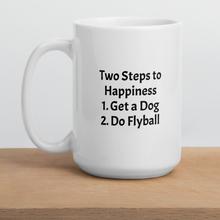 Load image into Gallery viewer, 2 Steps to Happiness - Flyball Mugs
