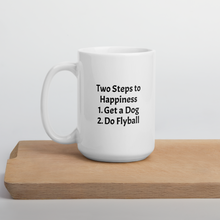 Load image into Gallery viewer, 2 Steps to Happiness - Flyball Mugs
