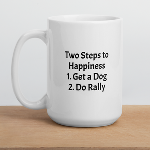 2 Steps to Happiness - Rally Mugs